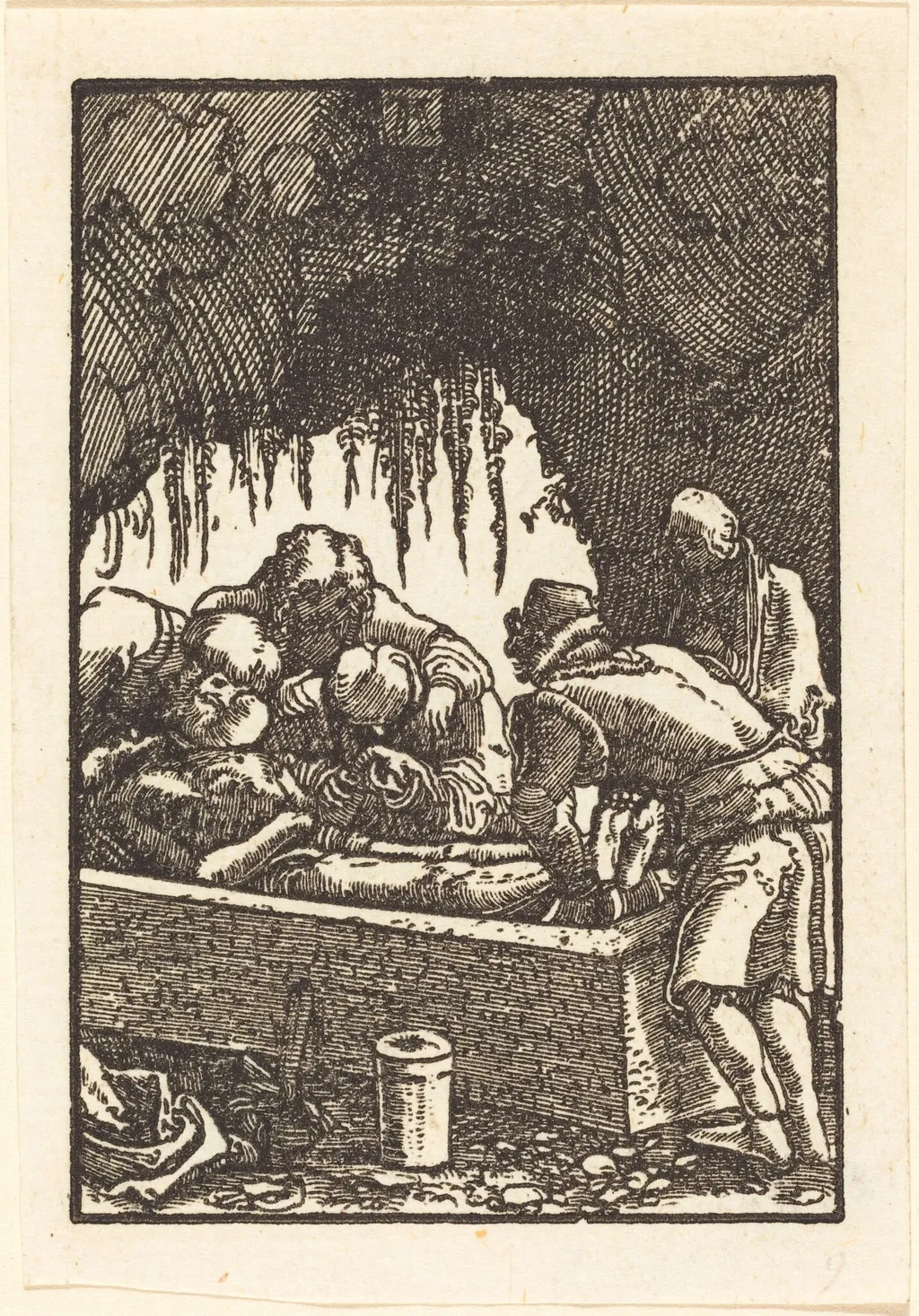 The Entombment, by Albrecht Altdorfer, ink, 1513