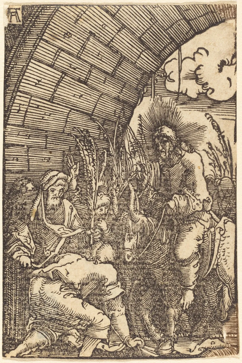 The Entry into Jerusalem, by Albrecht Altdorfer, ink, 1513