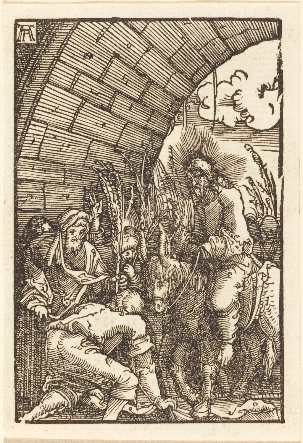 The Entry into Jerusalem, by Albrecht Altdorfer, ink, 1513