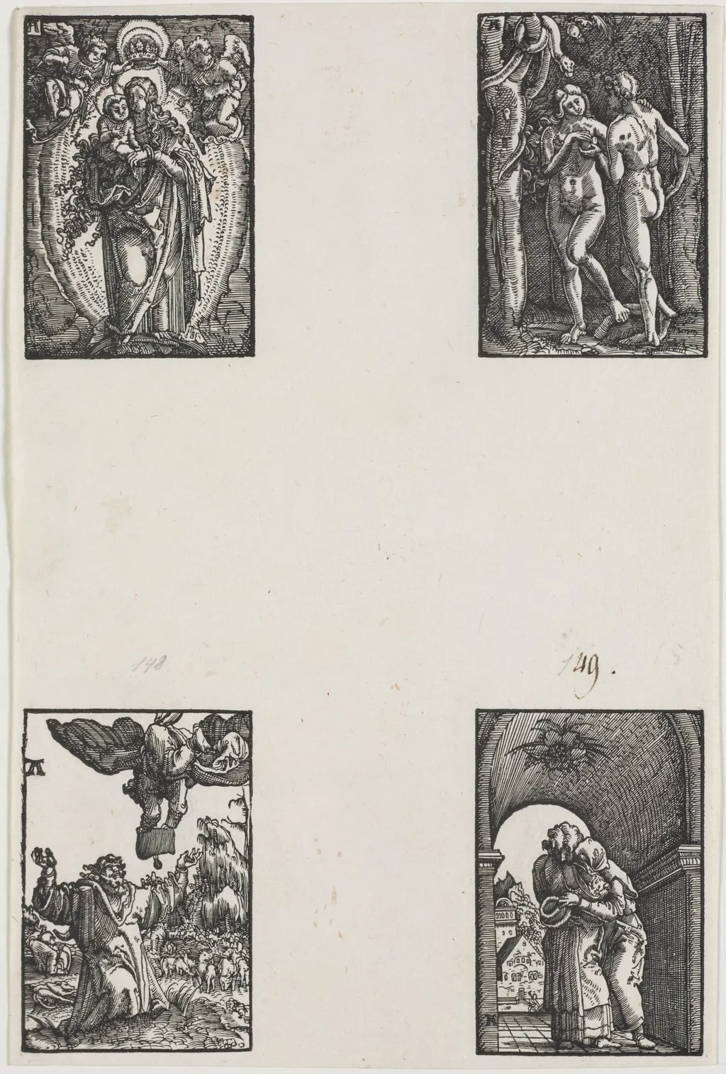 The Fall and Redemption of Man, by Albrecht Altdorfer, 1513