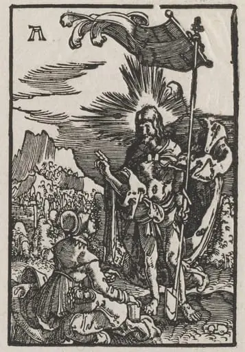 The Fall and Redemption of Man:  Christ Appearing to St. Mary Magdalen, by Albrecht Altdorfer