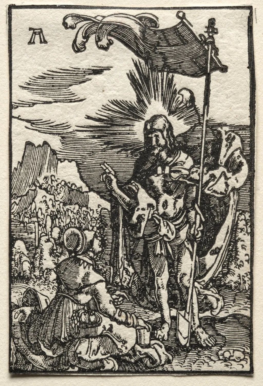 The Fall and Redemption of Man: Christ Appearing to St. Mary Magdalen, by Albrecht Altdorfer, 1515