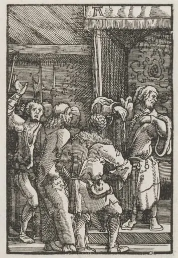 The Fall and Redemption of Man:  Christ before Caiaphas, by Albrecht Altdorfer