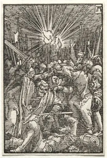 The Fall and Redemption of Man: Christ taken captive, by Albrecht Altdorfer