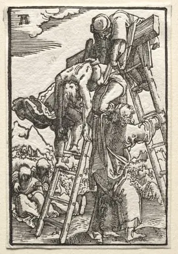 The Fall and Redemption of Man: Descent from the Cross, by Albrecht Altdorfer