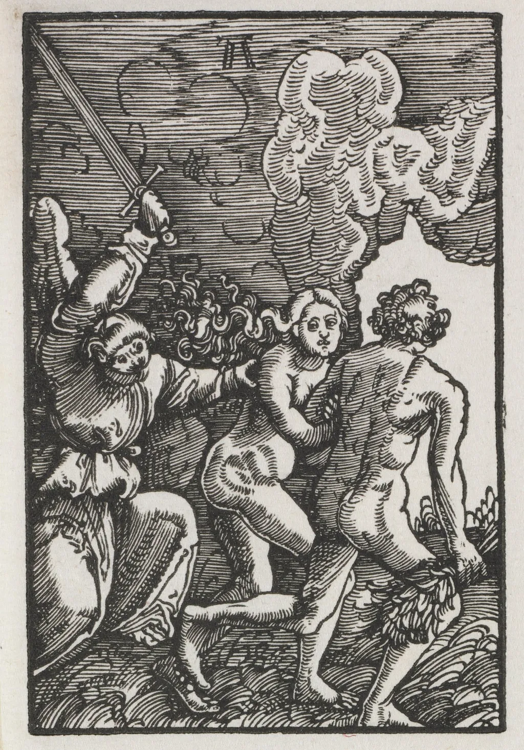 The Fall and Redemption of Man: The Expulsion from Eden, by Albrecht Altdorfer, 1515