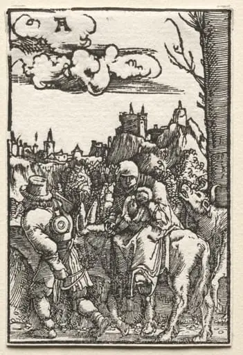 The Fall and Redemption of Man: The Flight into Egypt, by Albrecht Altdorfer