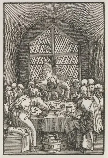 The Fall and Redemption of Man: The Last Supper, by Albrecht Altdorfer