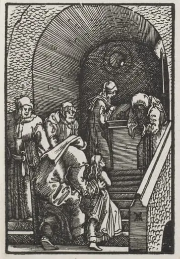 The Fall and Redemption of Man:  The Presentation of the Virgin in the Temple, by Albrecht Altdorfer