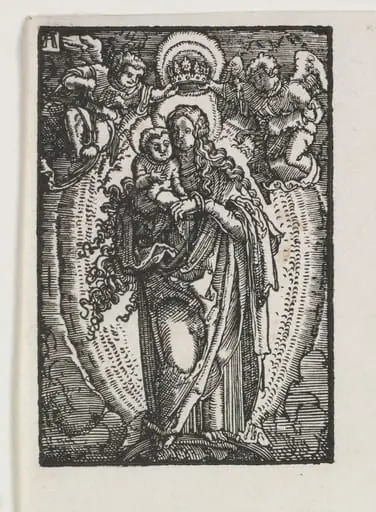 The Fall and Redemption of Man: The Virgin as Queen of Heaven, by Albrecht Altdorfer