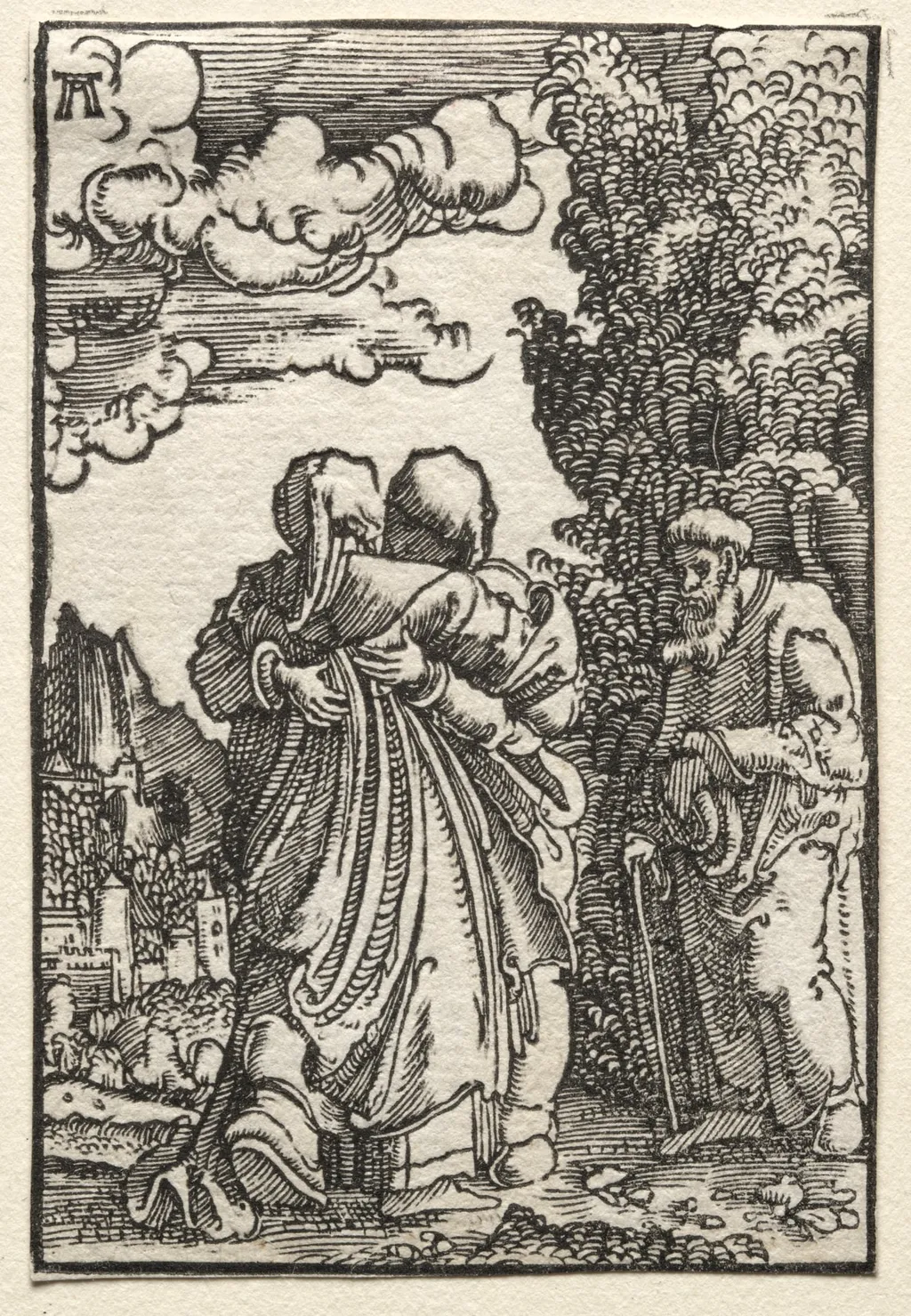 The Fall and Redemption of Man: The Visitation, by Albrecht Altdorfer, 1515