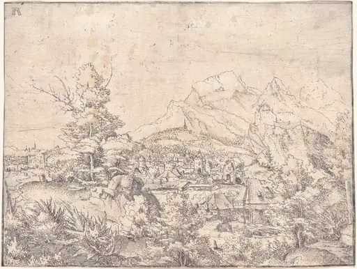 The Great Landscape with the Water Mill, by Albrecht Altdorfer