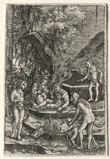 The Judgment of Paris, by Albrecht Altdorfer