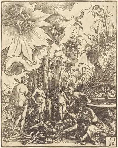 The Judgment of Paris, by Albrecht Altdorfer