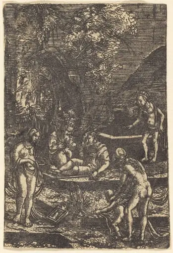 The Judgment of Paris, by Albrecht Altdorfer