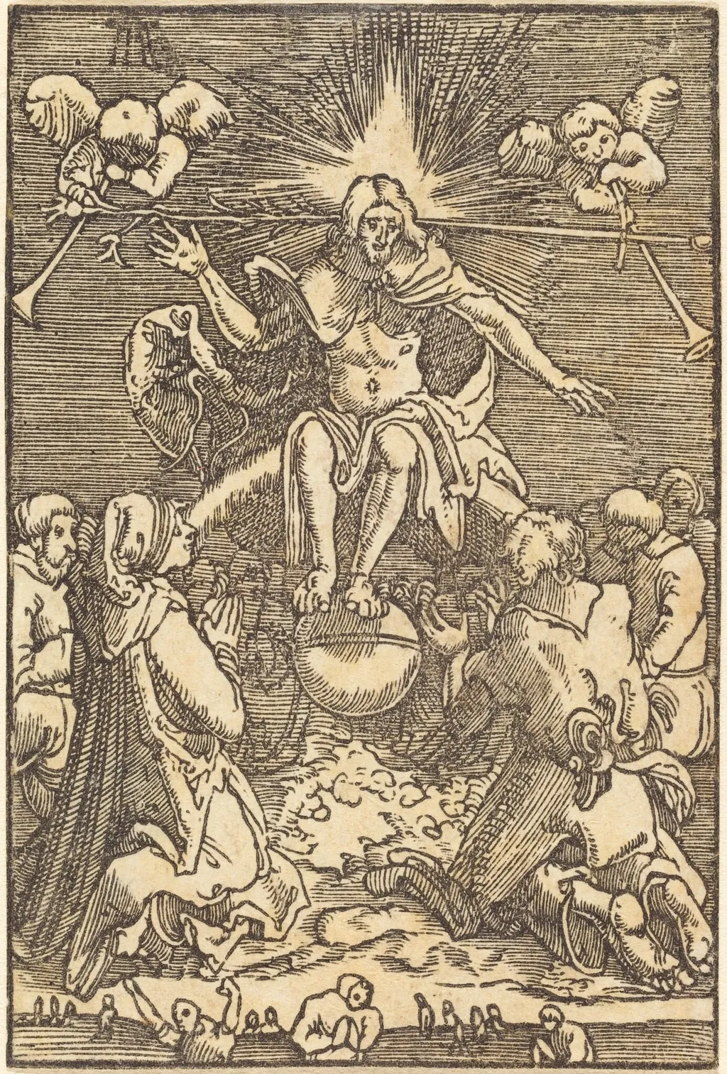 The Last Judgment, by Albrecht Altdorfer, ink, 1513