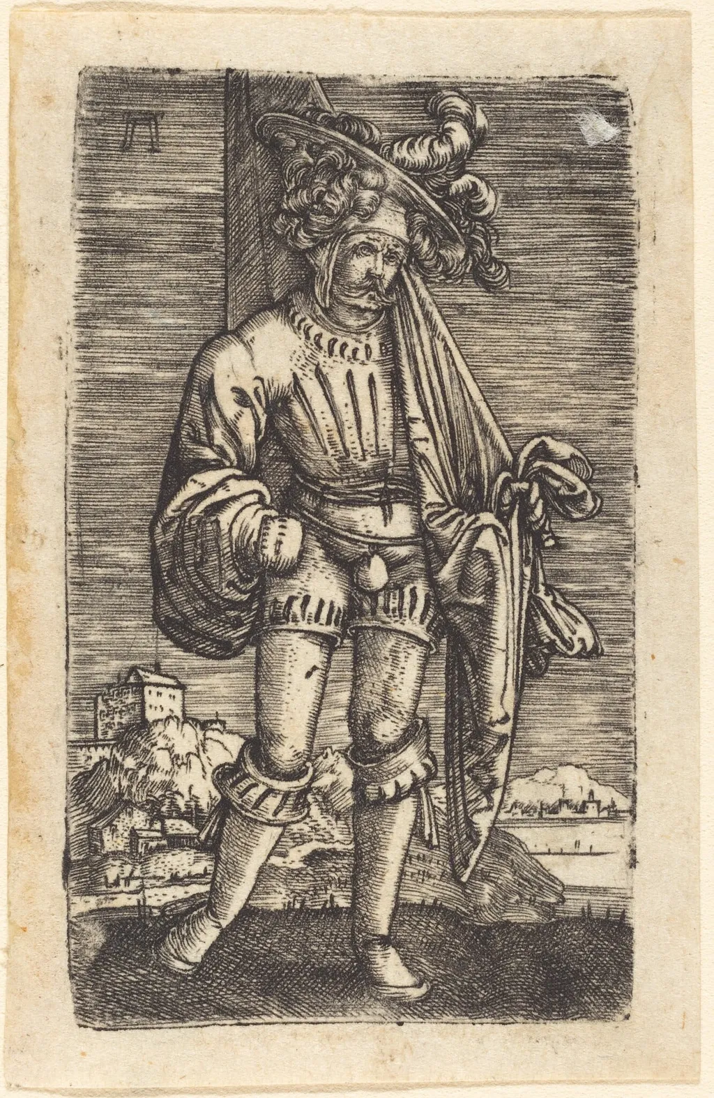 The Little Standard Bearer, by Albrecht Altdorfer, ink, 1517