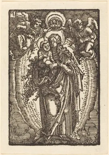 The Virgin and Child on a Crescent, by Albrecht Altdorfer