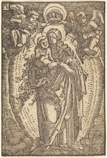 The Virgin and Child on a Crescent, by Albrecht Altdorfer