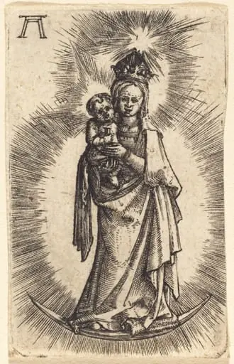 The Virgin on the Crescent, by Albrecht Altdorfer