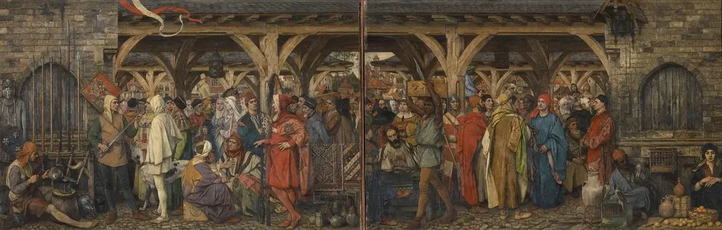 The annual fair, by Albrecht De Vriendt