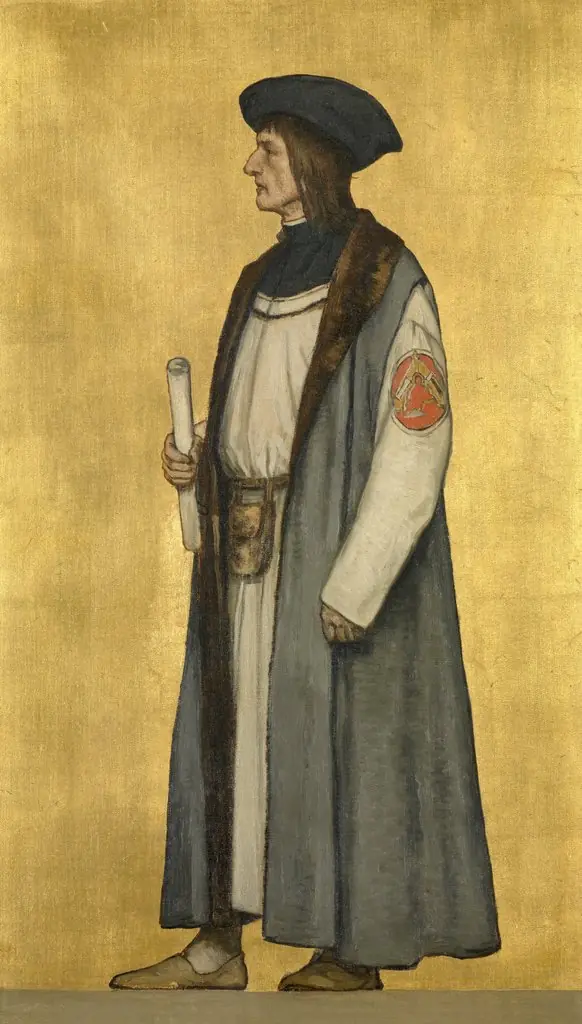 The Architect Jan van Oudenaerde, by Albrecht De Vriendt