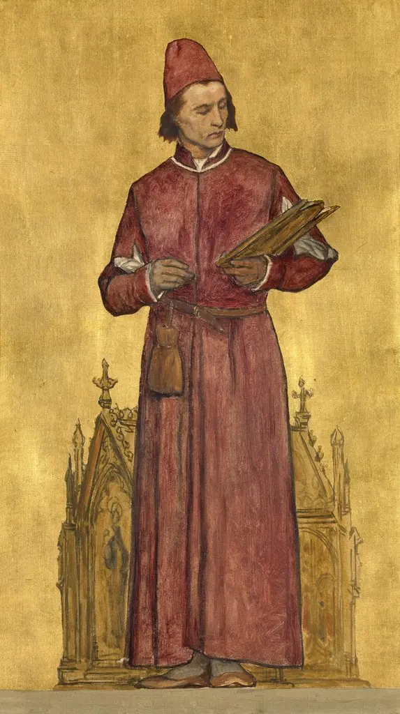 The Painter Hans Memling, by Albrecht De Vriendt