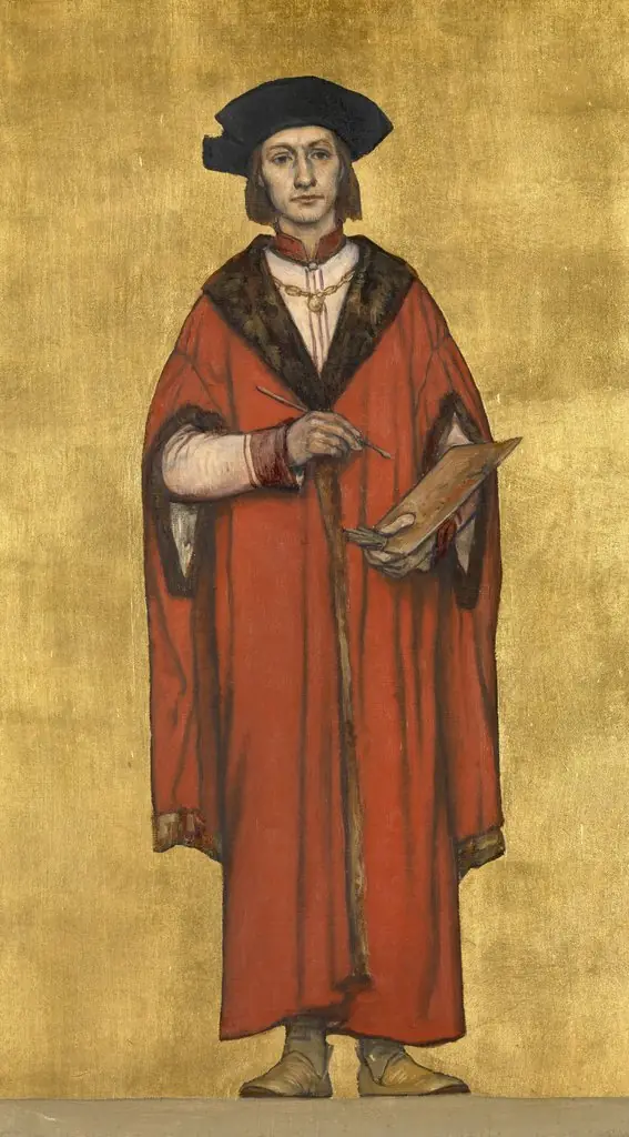 The Painter Jan van Eyck, by Albrecht De Vriendt