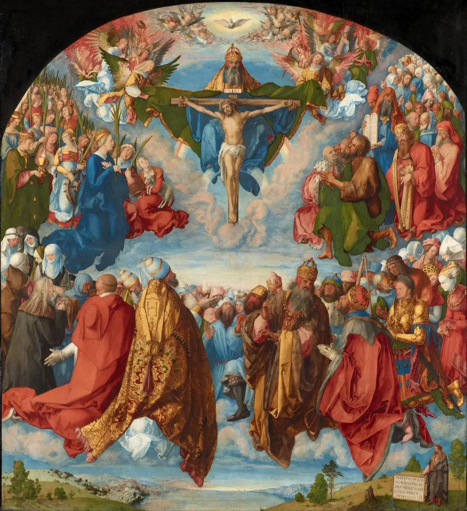 Adoration of the Trinity, by Albrecht Dürer