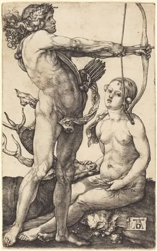 Apollo and Diana, by Albrecht Dürer