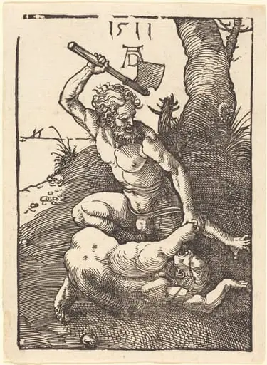 Cain Killing Abel, by Albrecht Dürer