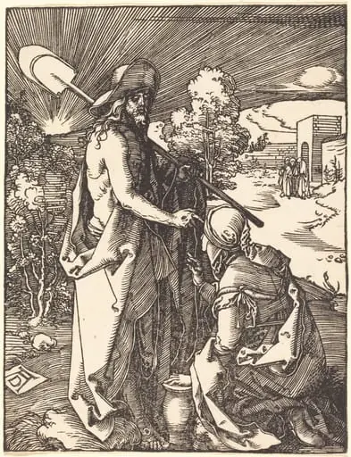 Christ Appearing to Mary Magdalene, by Albrecht Dürer