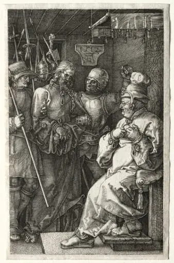 Christ before Caiaphas, by Albrecht Dürer