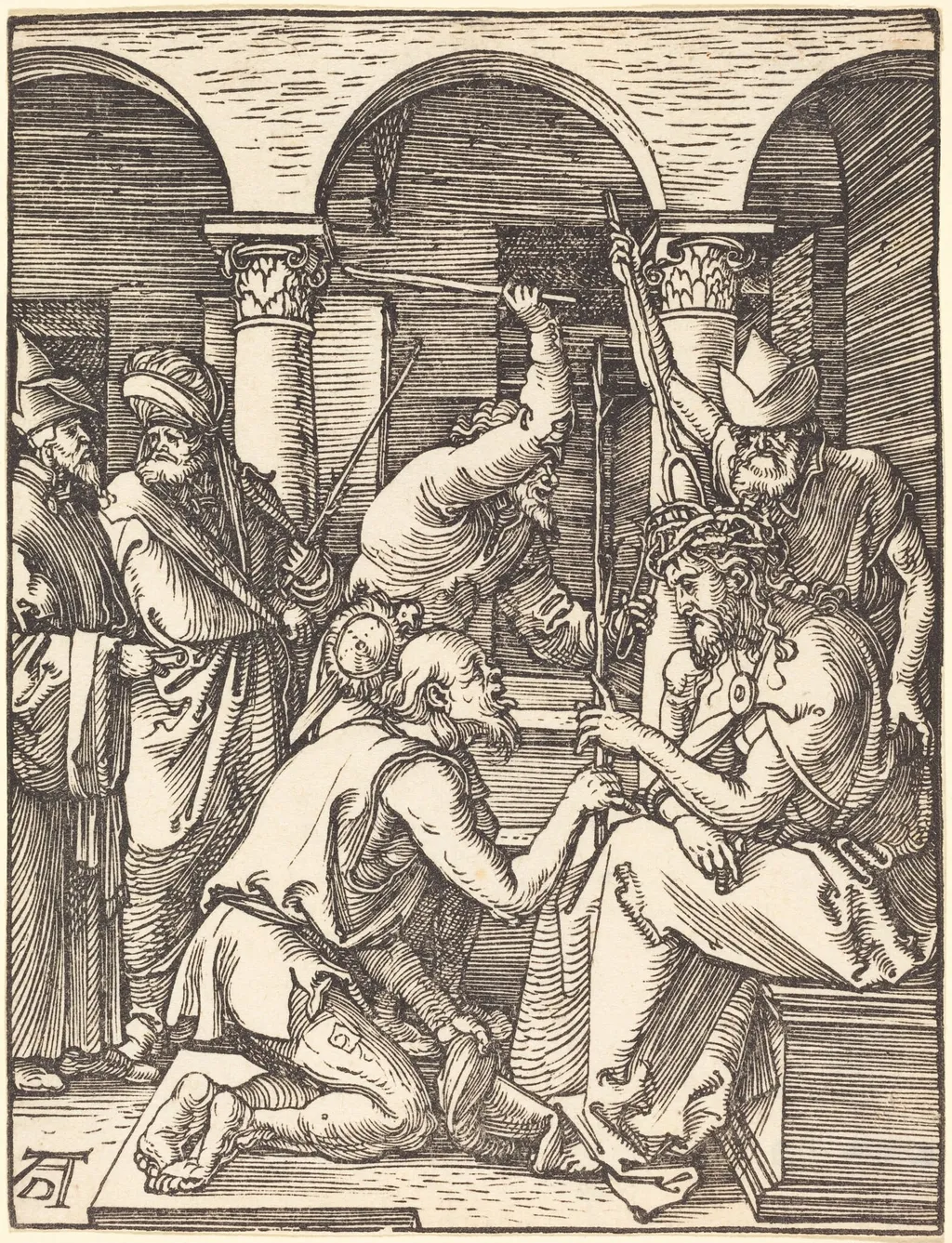Christ Crowned with Thorns, by Albrecht Dürer, ink, 1510