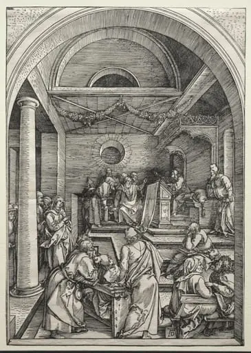 Christ Disputing with Doctors, by Albrecht Dürer