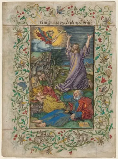 Christ on the Mount of Olives, by Albrecht Dürer