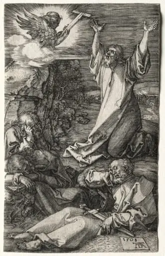 Christ on the Mount of Olives, by Albrecht Dürer