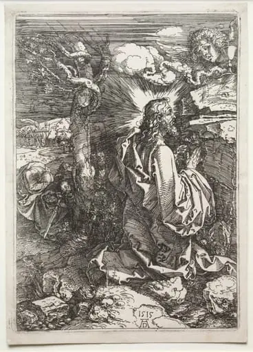 Christ on the Mount of Olives, by Albrecht Dürer