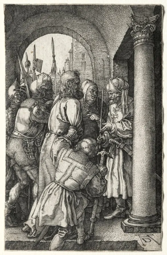 Christ Taken before Pilate, by Albrecht Dürer, 1512