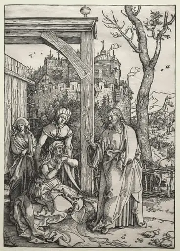 Christ Taking Leave of His Mother, by Albrecht Dürer