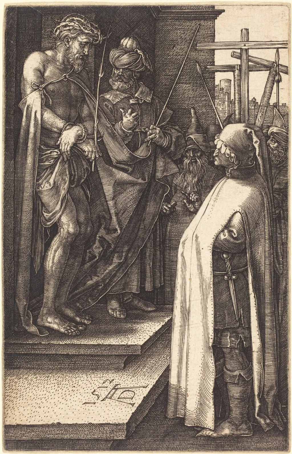 Ecce Homo, by Albrecht Dürer, ink, 1512