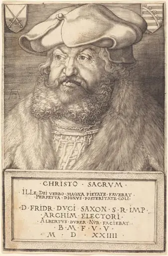 Frederick the Wise, Elector of Saxony, by Albrecht Dürer