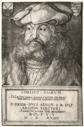 Frederick the Wise, Elector of Saxony, by Albrecht Dürer