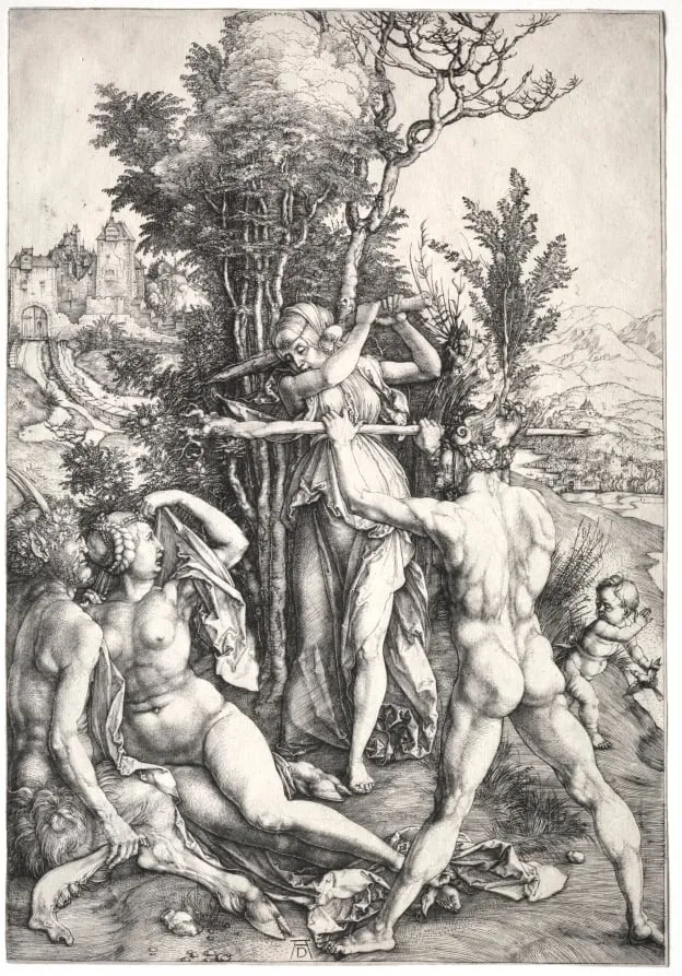 Hercules at the Crossroad, by Albrecht Dürer, 1498