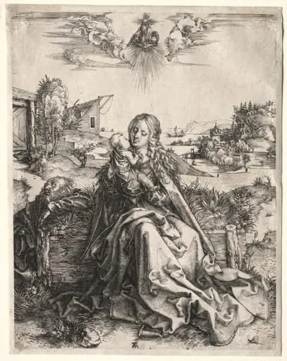 Holy Family with the Butterfly, by Albrecht Dürer