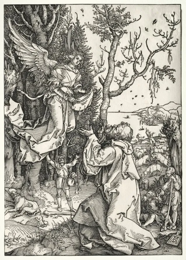 Joachim and the Angel, by Albrecht Dürer, 1504
