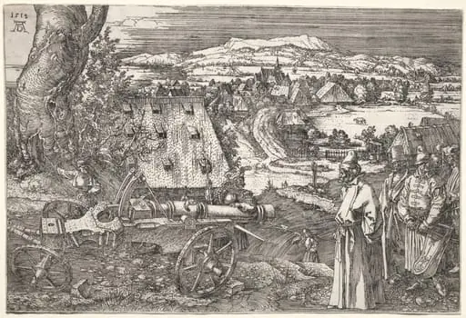Landscape with the Cannon, by Albrecht Dürer