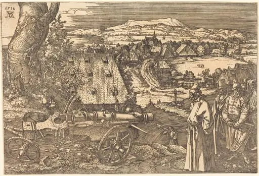Landscape with the Cannon, by Albrecht Dürer
