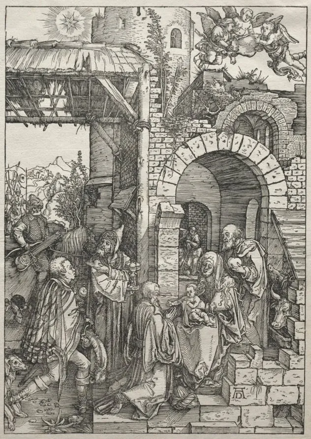 Life of the Virgin: Adoration of the Magi, by Albrecht Dürer, 1504