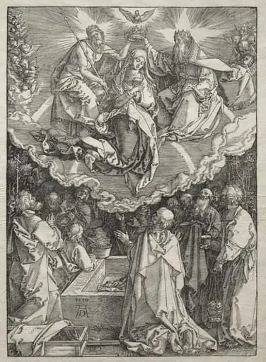 Life of the Virgin: Assumption of the Virgin, by Albrecht Dürer